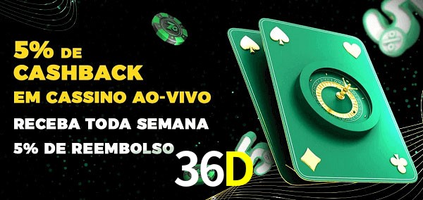 Promoções do cassino ao Vivo 36D